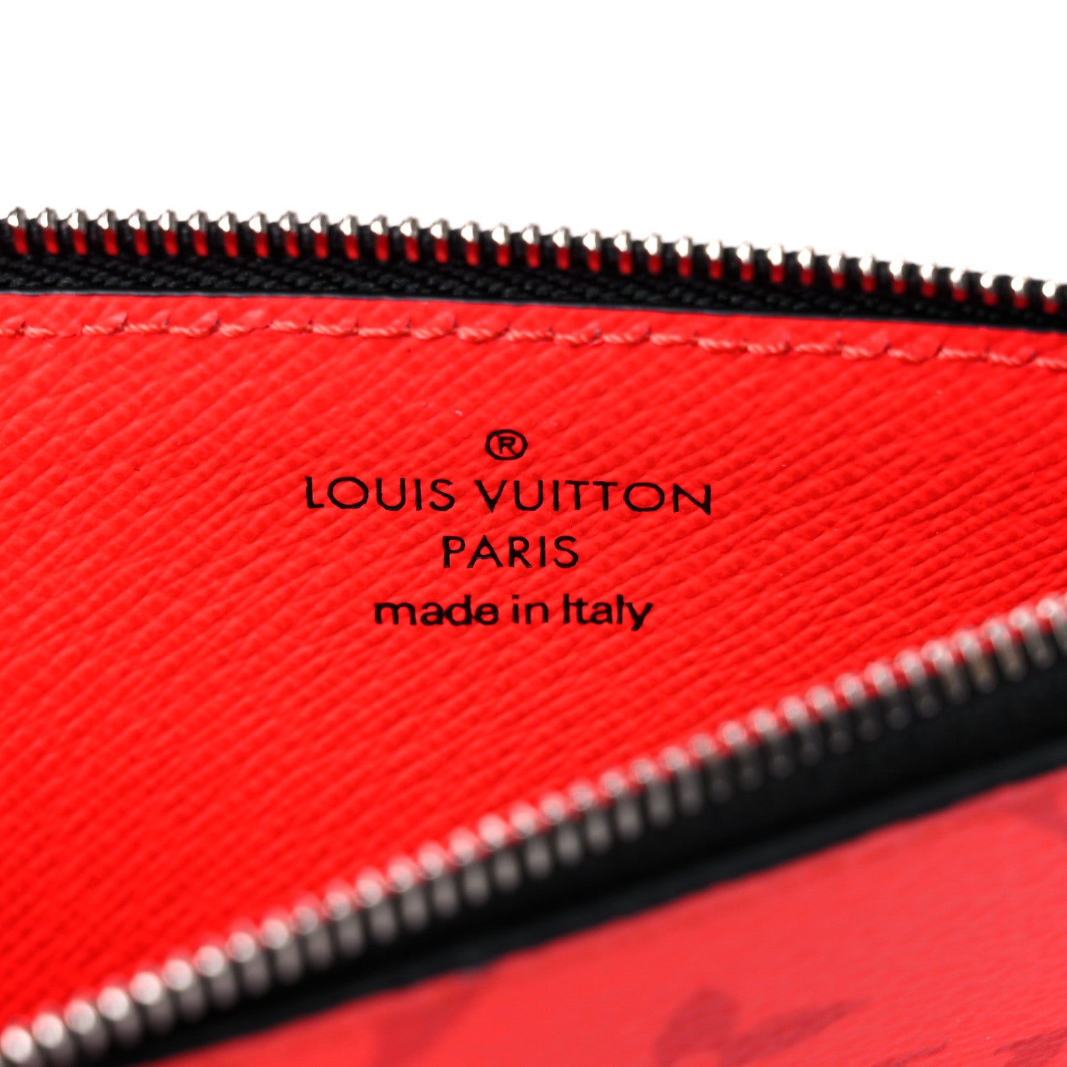 Louis Vuitton Taigarama Coin Card Holder Fire Red 6 of 7