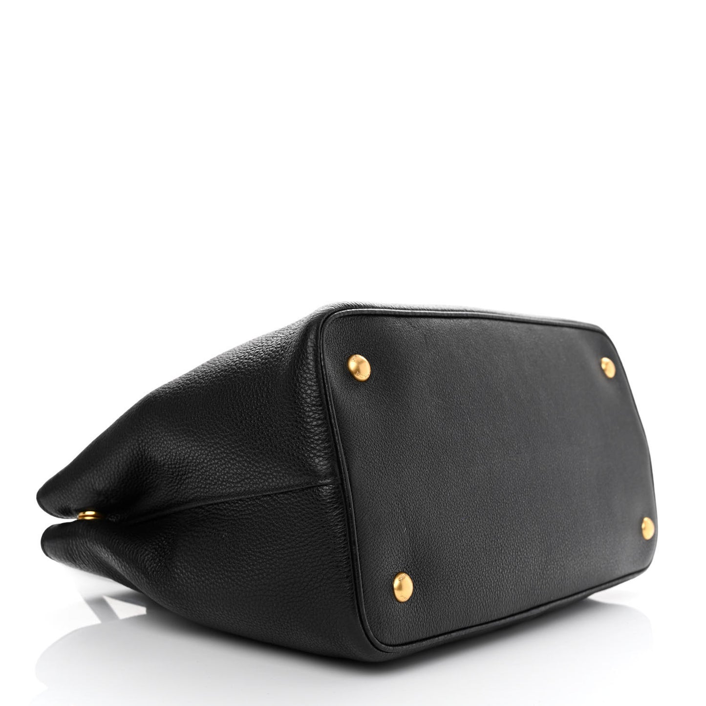 Vitello Daino Tote Black