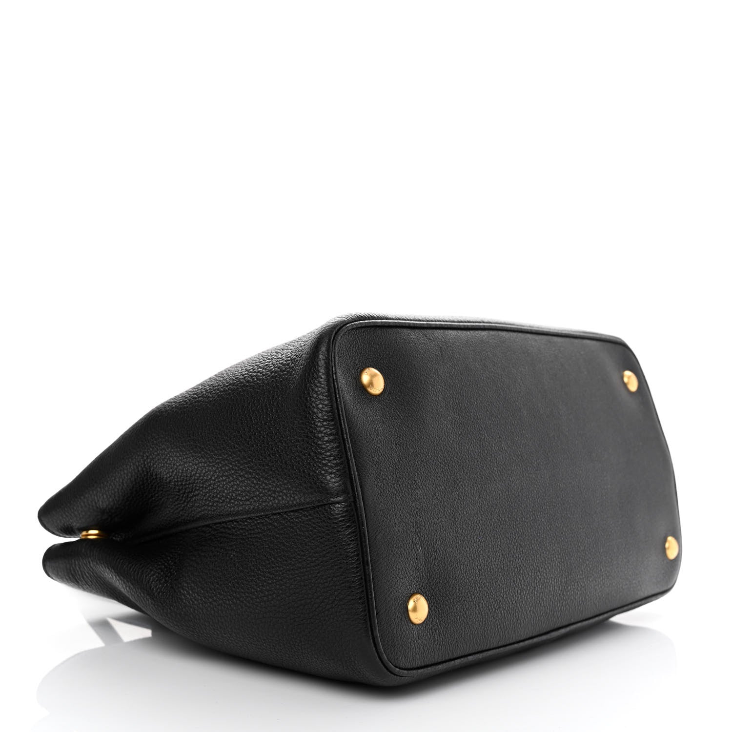 Prada Vitello Daino Tote Black 3 of 11