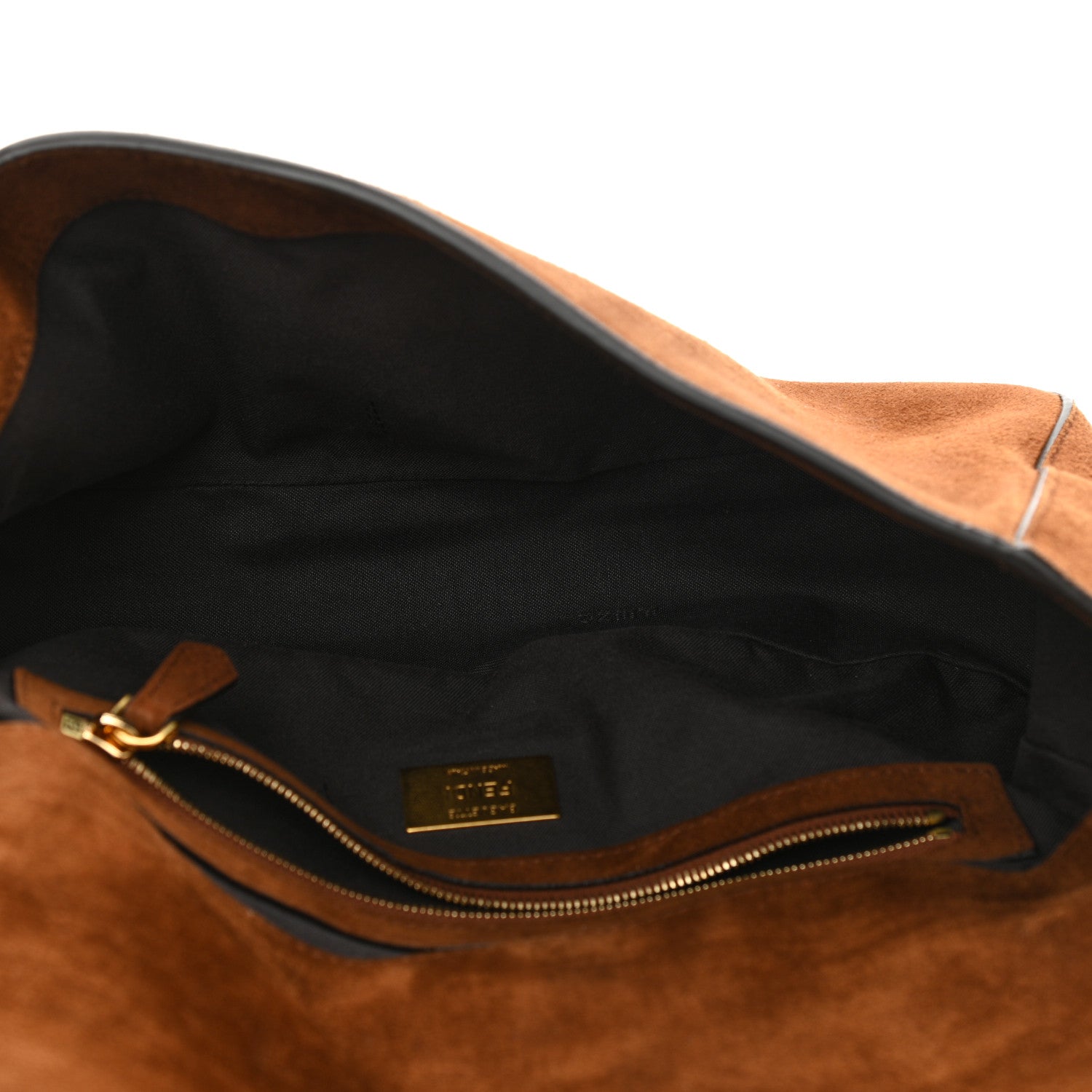 Fendi Chamois Baguette Marrone 5 of 10