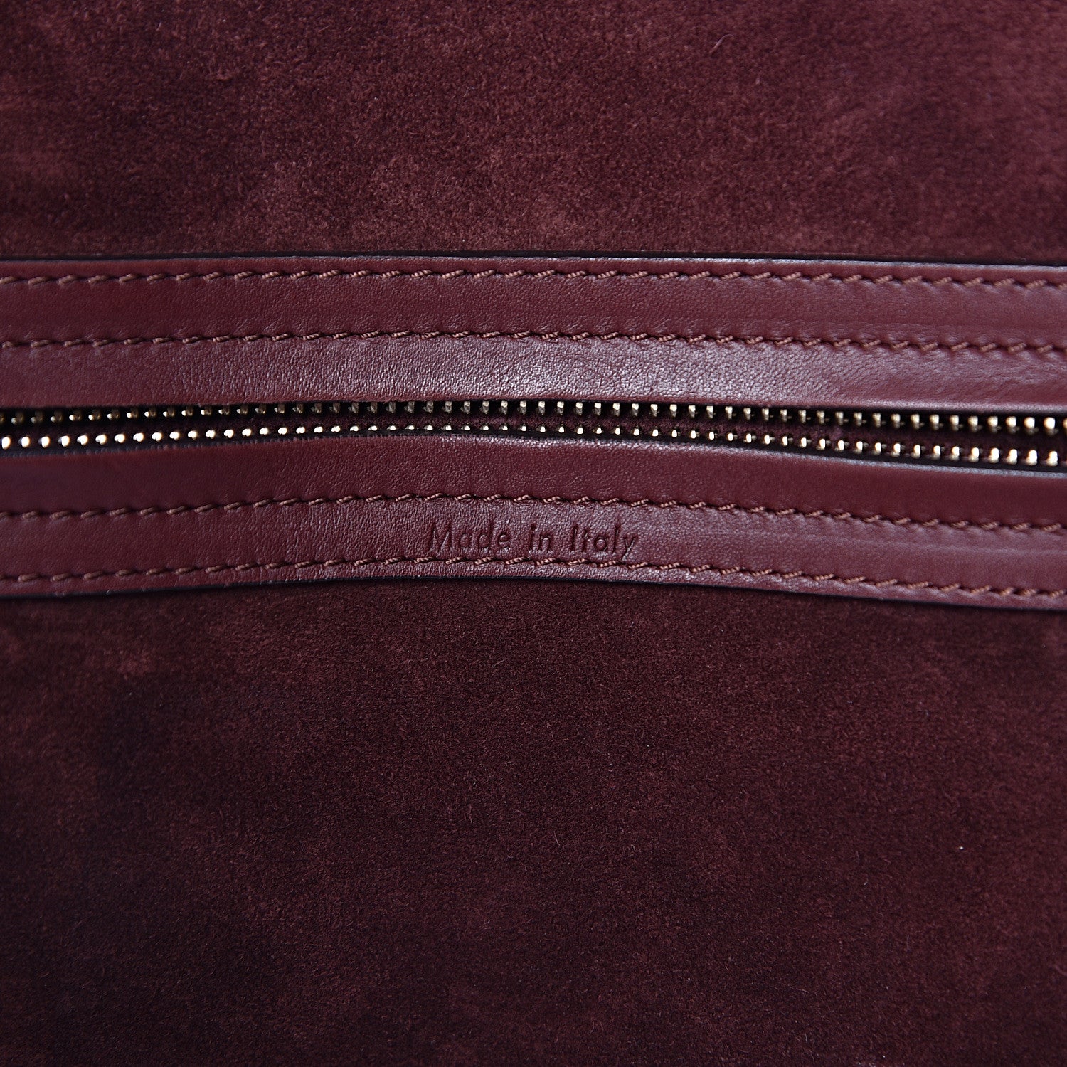 Celine Natural Calfskin Medium Phantom Luggage Burgundy 7 of 17
