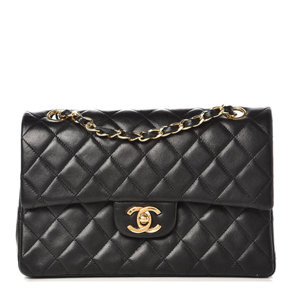 Chanel Lambskin Quilted Small Double Flap Black 1 of 13