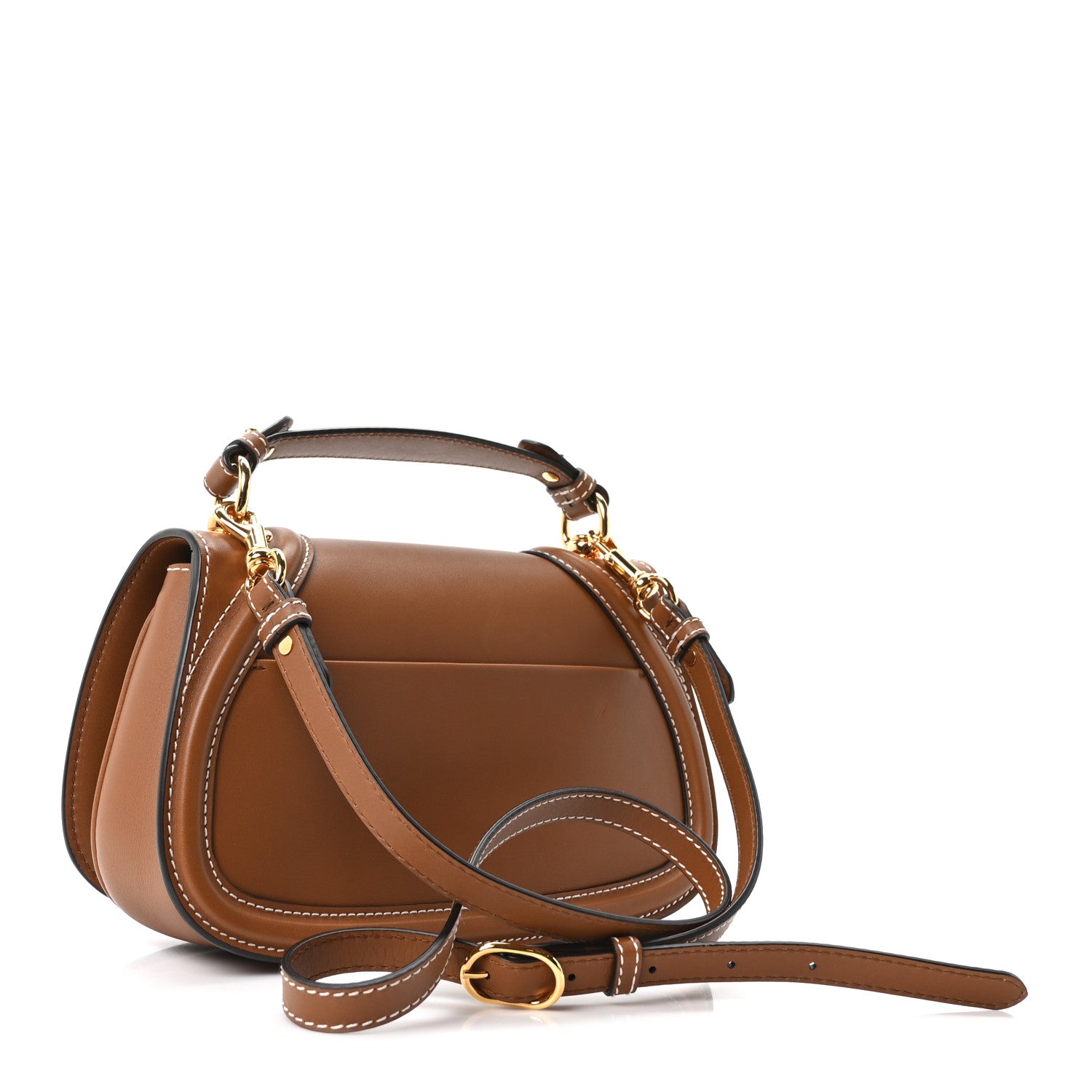 Gucci Roxy Calfskin Medium Blondie Top Handle Bag Brown 3 of 10