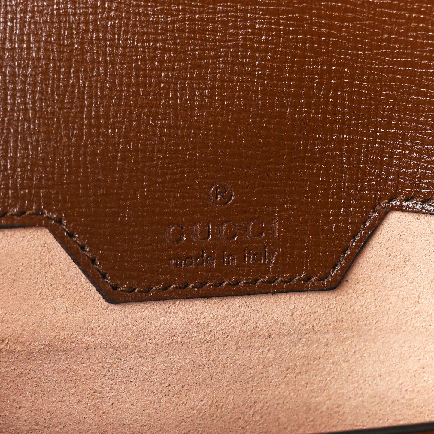 GG Supreme Monogram Azalea Calfskin Web Small Horsebit 1955 Crossbody Bag Beige Ebony Brown Sugar