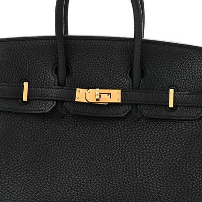 Hermes Togo Birkin 25 Black 8 of 15