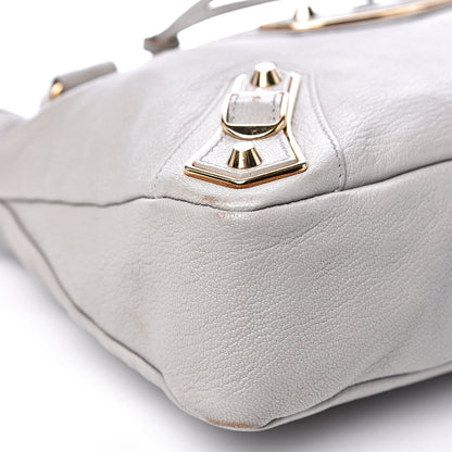Balenciaga Chevre Gold Metallic Edge Hardware Town Gris Glace 7 of 19