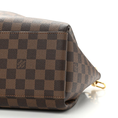 Louis Vuitton Damier Ebene Odeon Tote MM Black 9 of 11