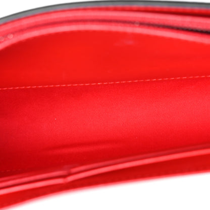 Christian Louboutin Calfskin Spikes Loubinthesky Paloma Clutch Snow 4 of 9