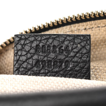 Gucci Pebbled Calfskin Small Soho Disco Bag Black 7 of 17