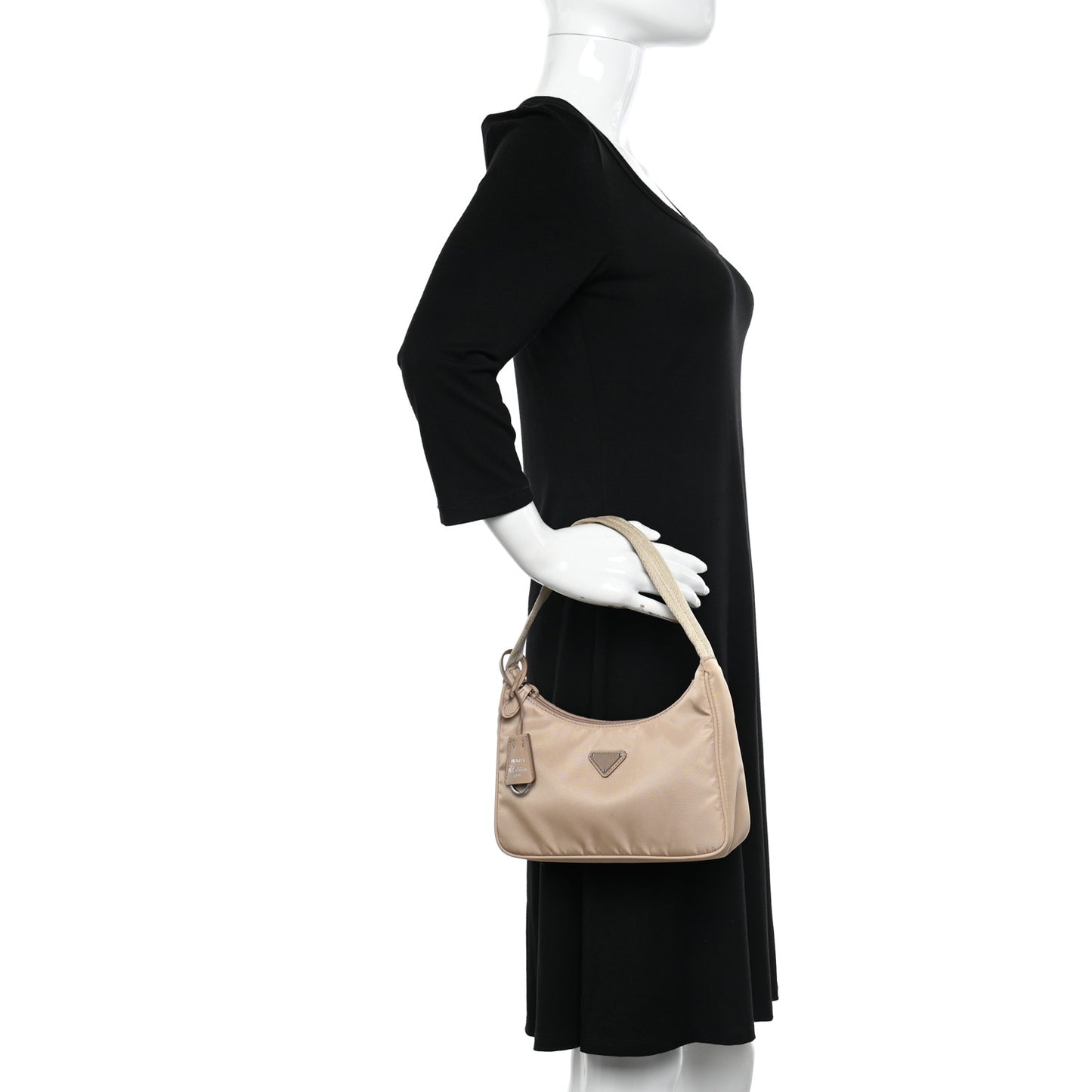 Tessuto Nylon Mini Re-Edition 2000 Bag Cammeo