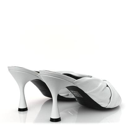 Balenciaga Smooth Nappa Drapy 80mm Sandals 38 White 5 of 13