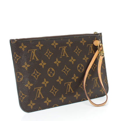 Louis Vuitton Monogram Neverfull MM GM Pochette Fuchsia 3 of 10