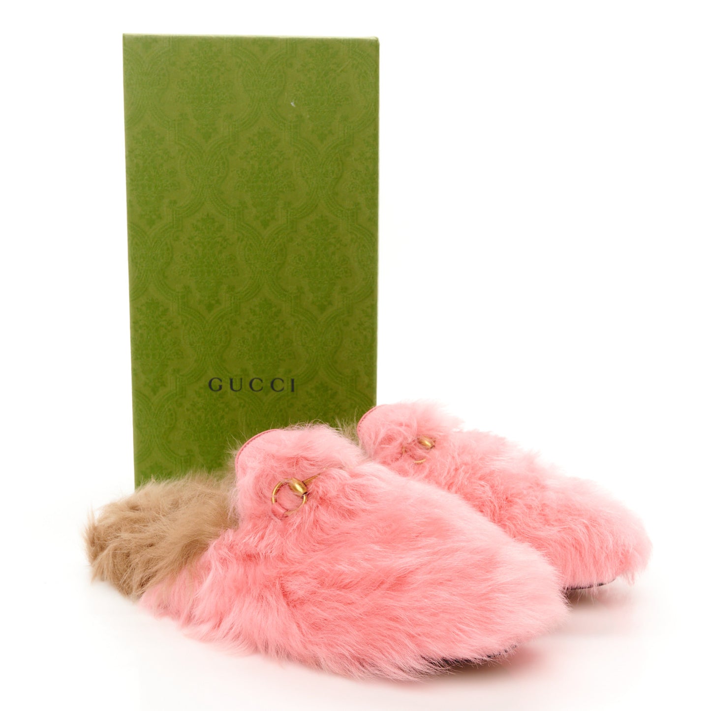 Merino Wool Womens Princetown Slippers 40 Pink