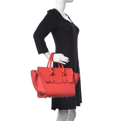 Celine Smooth Calfskin Mini Tie Knot Tote Alizarin 2 of 21