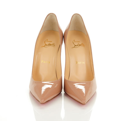 Christian Louboutin Patent Decollete 554 100 Pumps 37 Nude 2 of 5