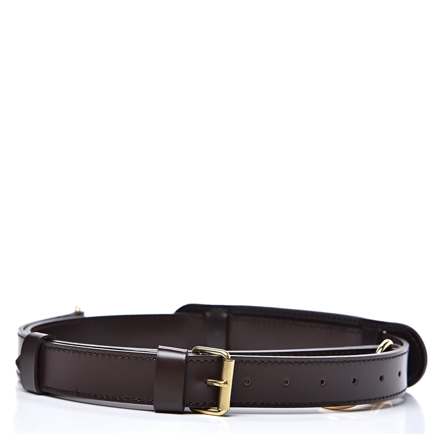 Calfskin Keepall Bandouliere Adjustable Shoulder Strap Brown