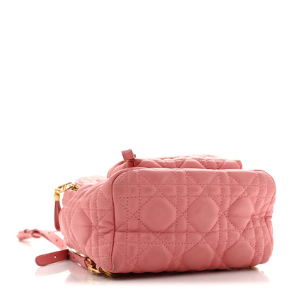 Christian Dior Lambskin Cannage Mini Backpack Peach Blossom 3 of 14