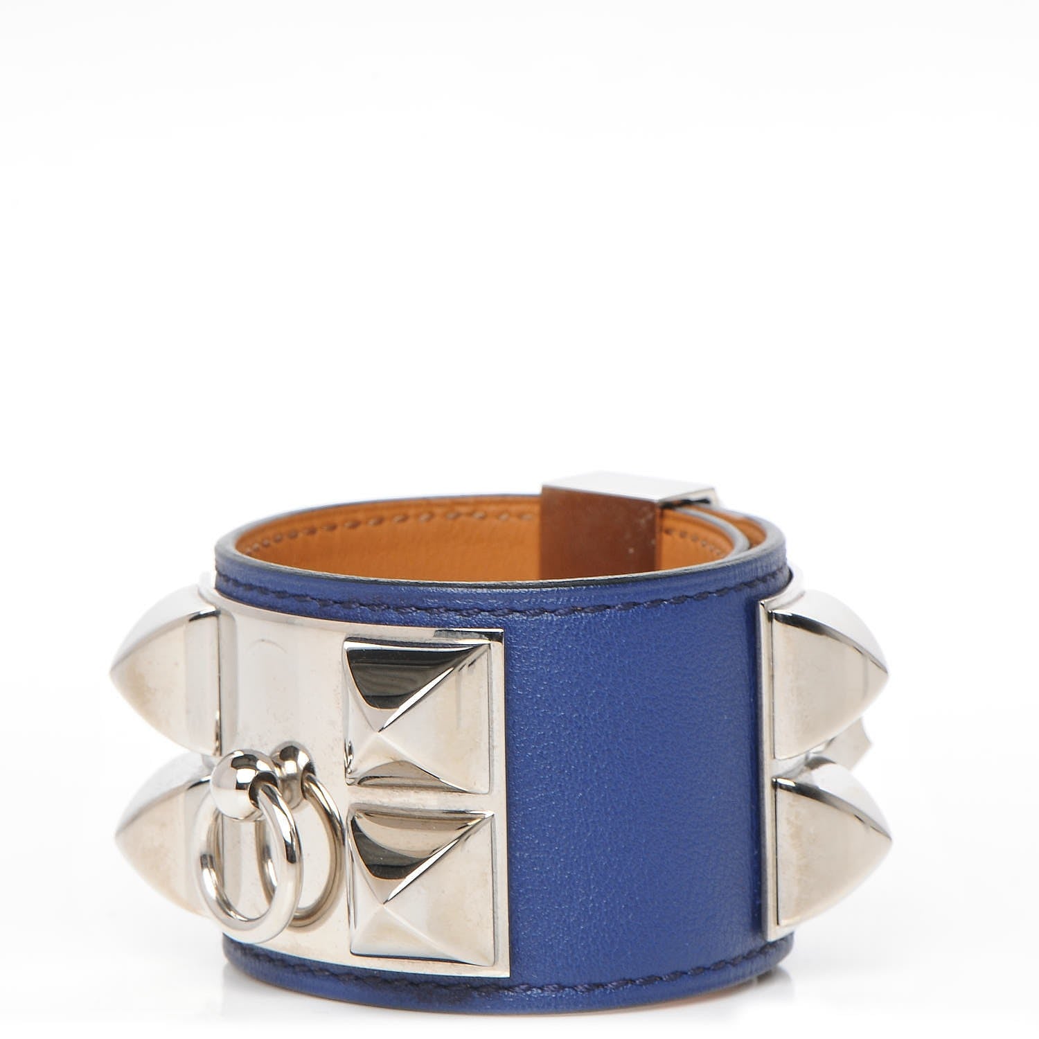 Hermes Swift Collier De Chien CDC Bracelet S Bleu Saphir 1 of 6