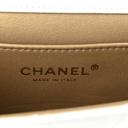 Chanel Goatskin Quilted Chic Pearls Flap White 6 of 10