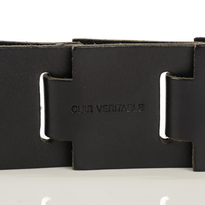 Chanel Leather Link Belt Black 4 of 9