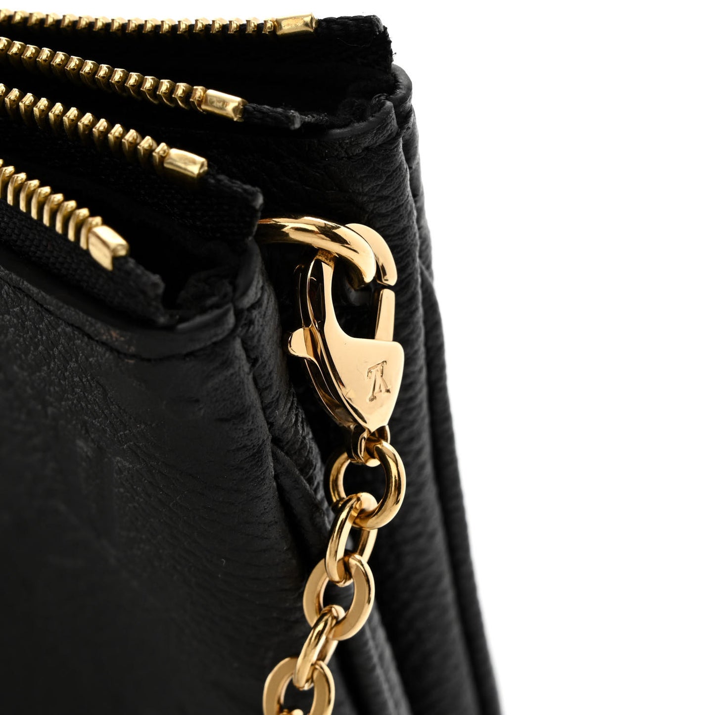 Empreinte Double Zip Pochette Black