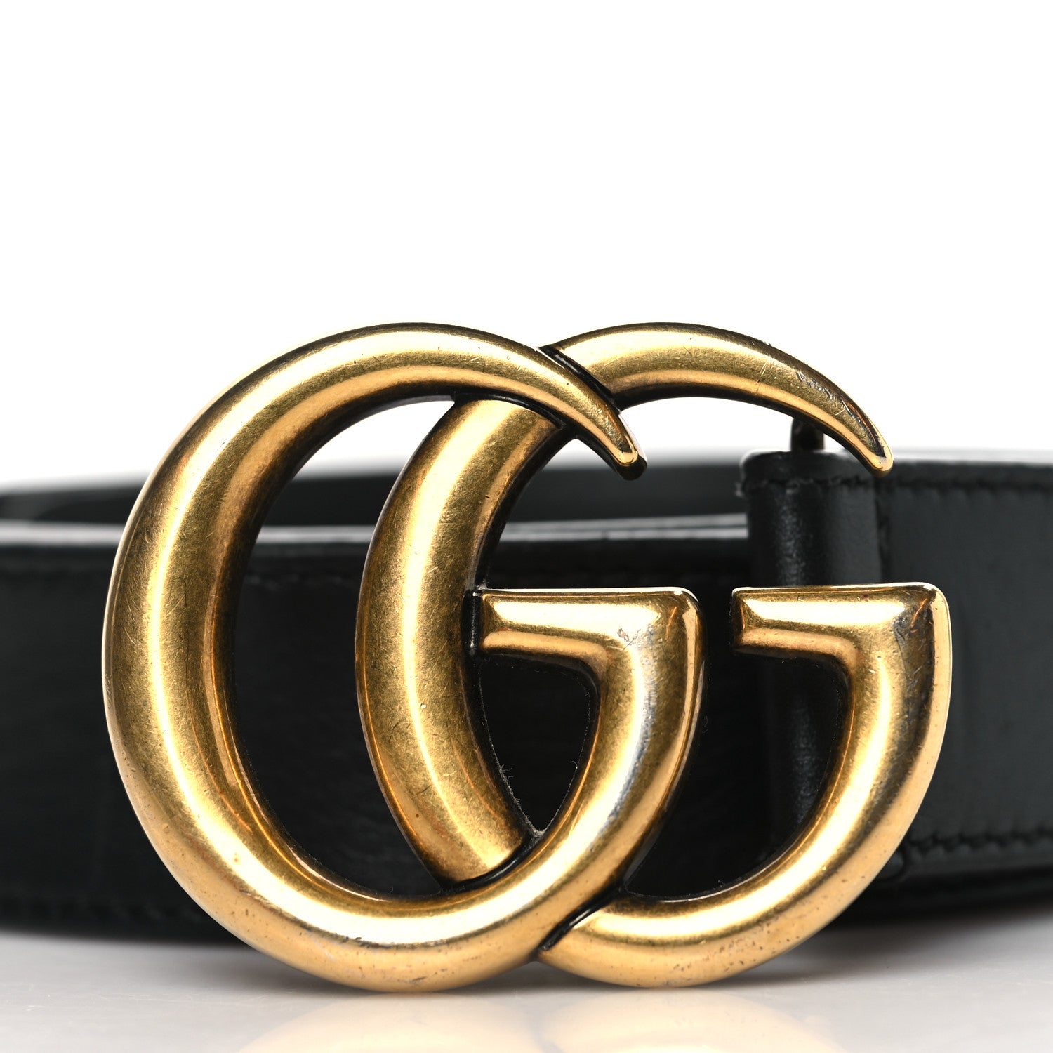 Gucci Calfskin Double G 30mm Belt 75 30 Black 6 of 7