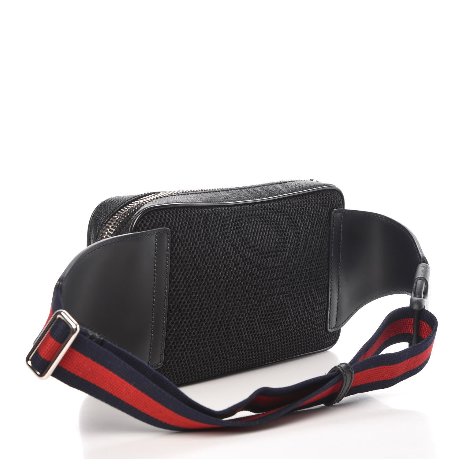 Gucci Soft GG Supreme Monogram Web Belt Bag Black Grey 3 of 9