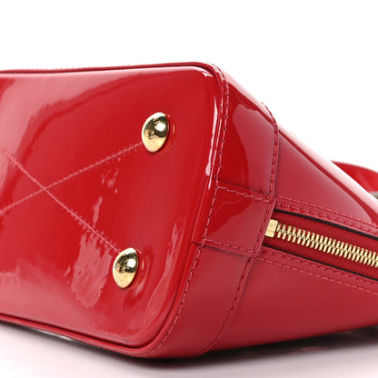 Louis Vuitton Patent Monogram Alma BB Scarlet 7 of 8