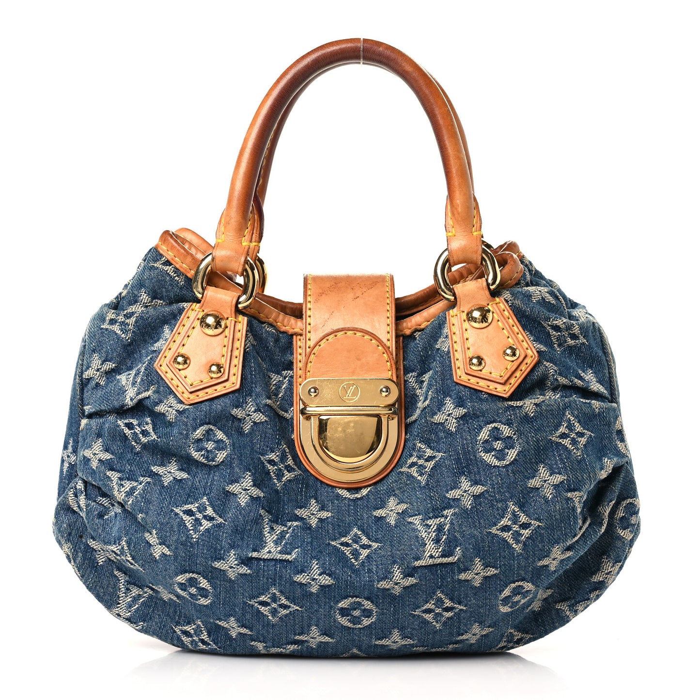 Monogram Denim Pleaty Blue