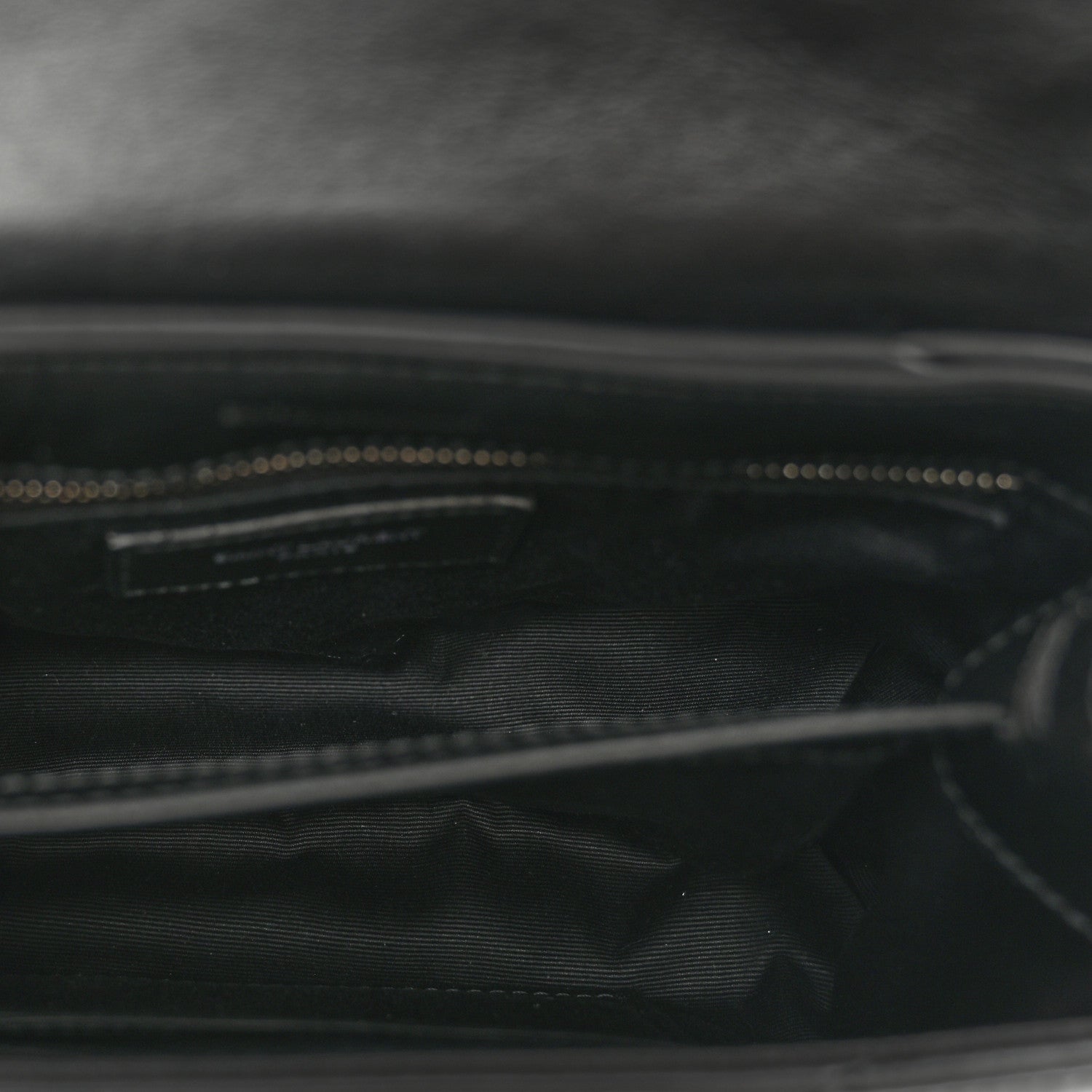 Saint Laurent Calfskin Y Quilted Monogram Toy Loulou Crossbody Bag Black 6 of 12