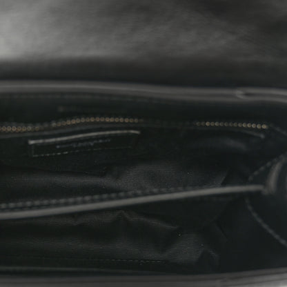 Saint Laurent Calfskin Y Quilted Monogram Toy Loulou Crossbody Bag Black 6 of 12