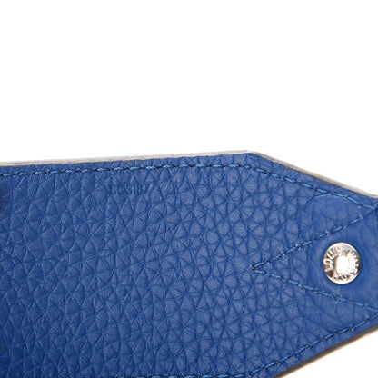 Louis Vuitton Taurillon Bandouliere Shoulder Strap Blue 5 of 10