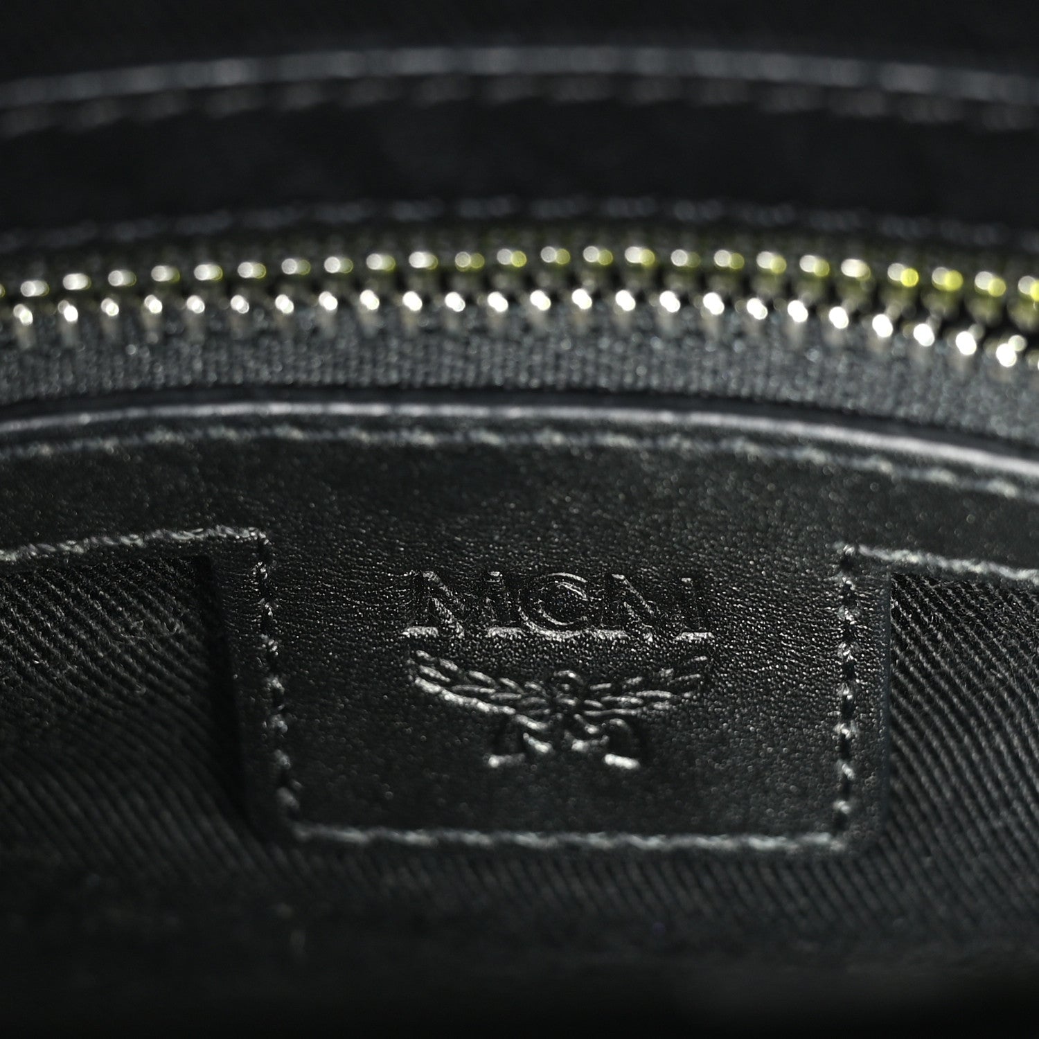 MCM Visetos Spot Crossbody Bag Black 6 of 9