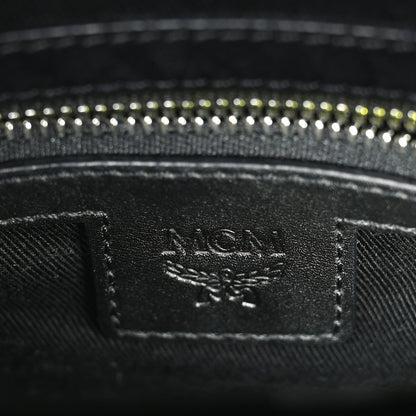 MCM Visetos Spot Crossbody Bag Black 6 of 9