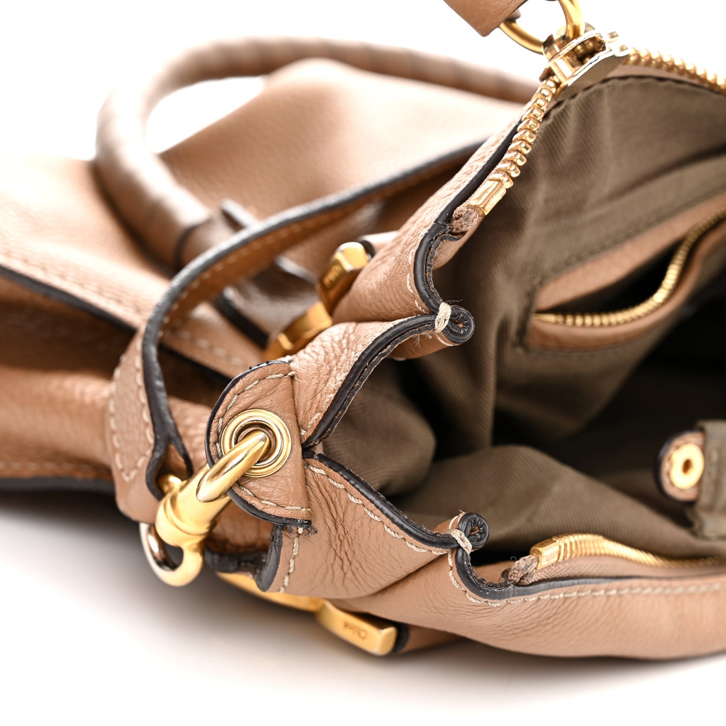 Calfskin Medium Marcie Satchel Nut