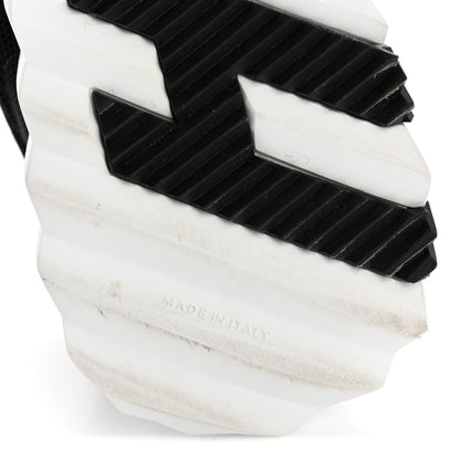 Hermes Air Mesh Suede Goatskin Bouncing Sneakers 36.5 Black 7 of 9