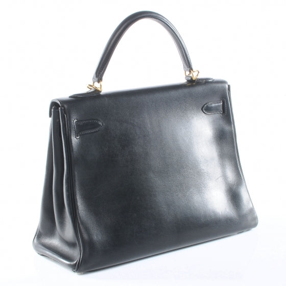 Hermes Barenia Kelly 32 Retourne Black 3 of 10