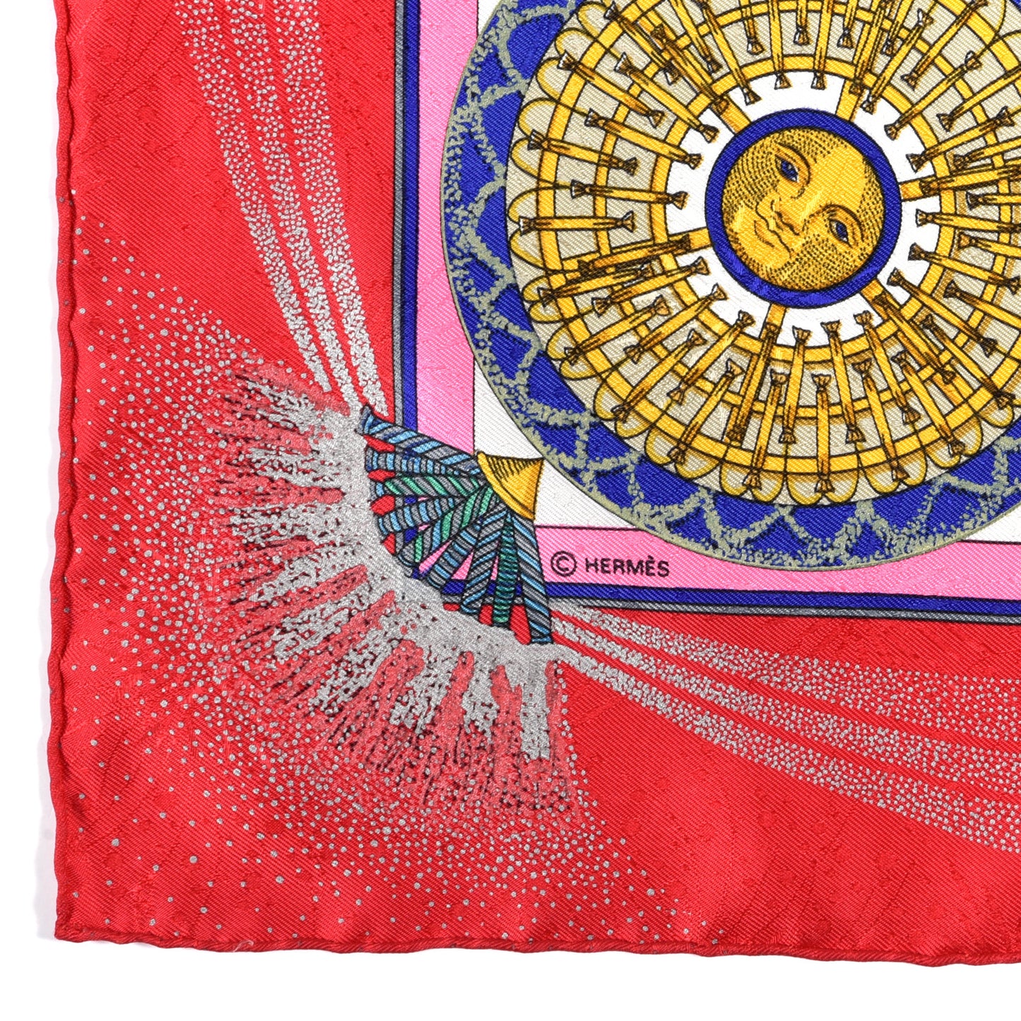 Silk Feux D'Artifice Scarf 90