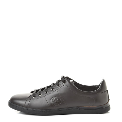 Gucci Calfskin Womens Interlocking G Sneakers 40.5 Brown 1 of 8