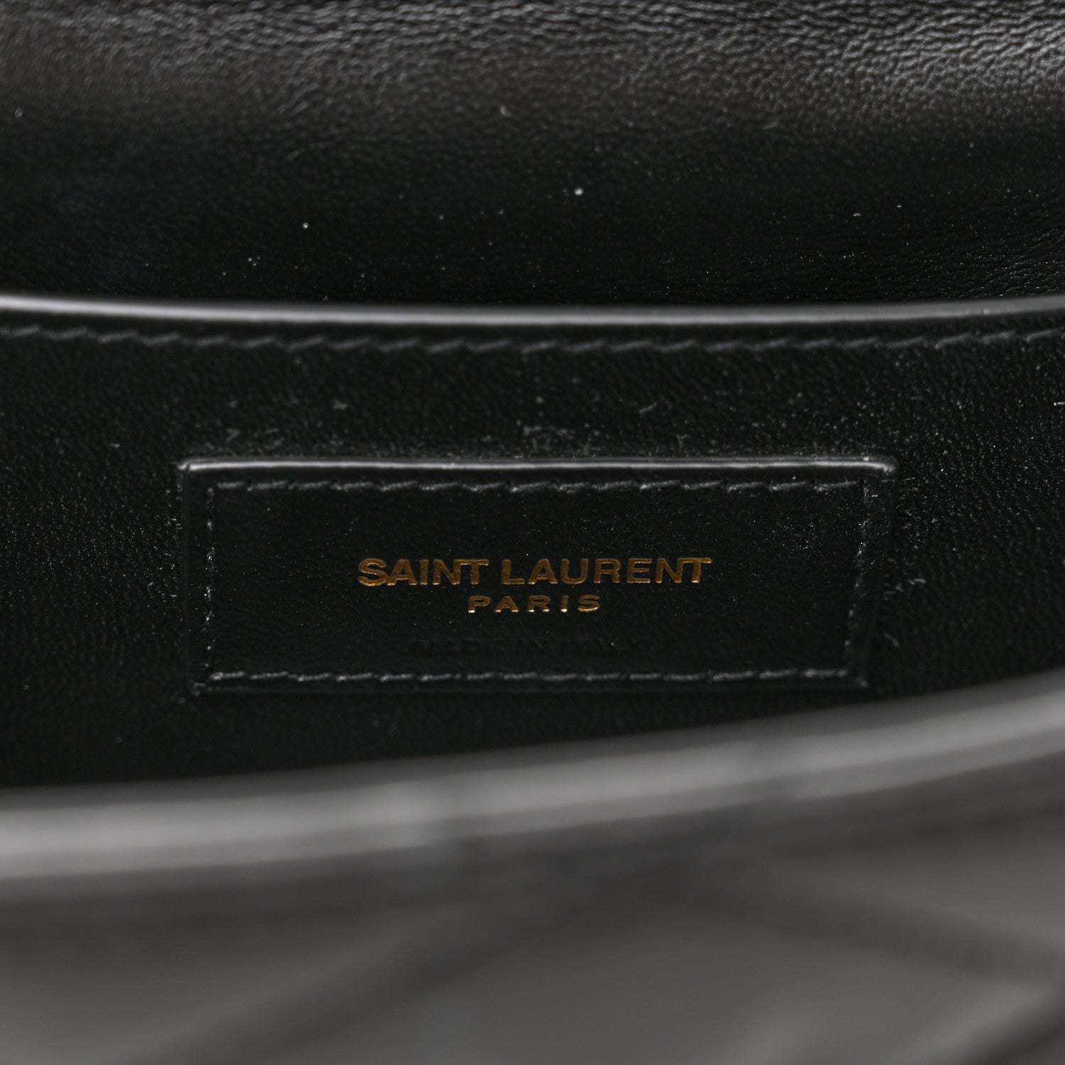Saint Laurent Lambskin Quilted Monogram June Box Bag Black 6 of 14