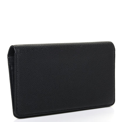 Chanel Caviar Timeless CC Yen Wallet Black 2 of 4