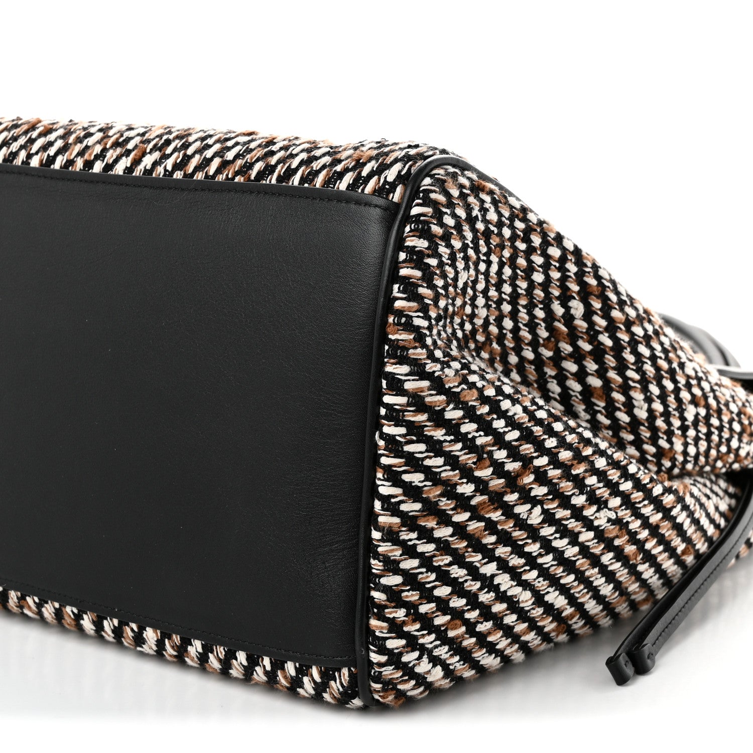 Chanel Tweed Calfskin Urban Essentials Large Shopping Bag Black Multicolor 9 of 9