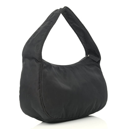Prada Tessuto Nylon Beaded Bag Black 2 of 13