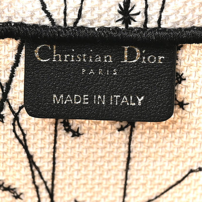 Christian Dior Canvas Embroidered Large Zodiac Book Tote Latte Multicolor 7 of 10