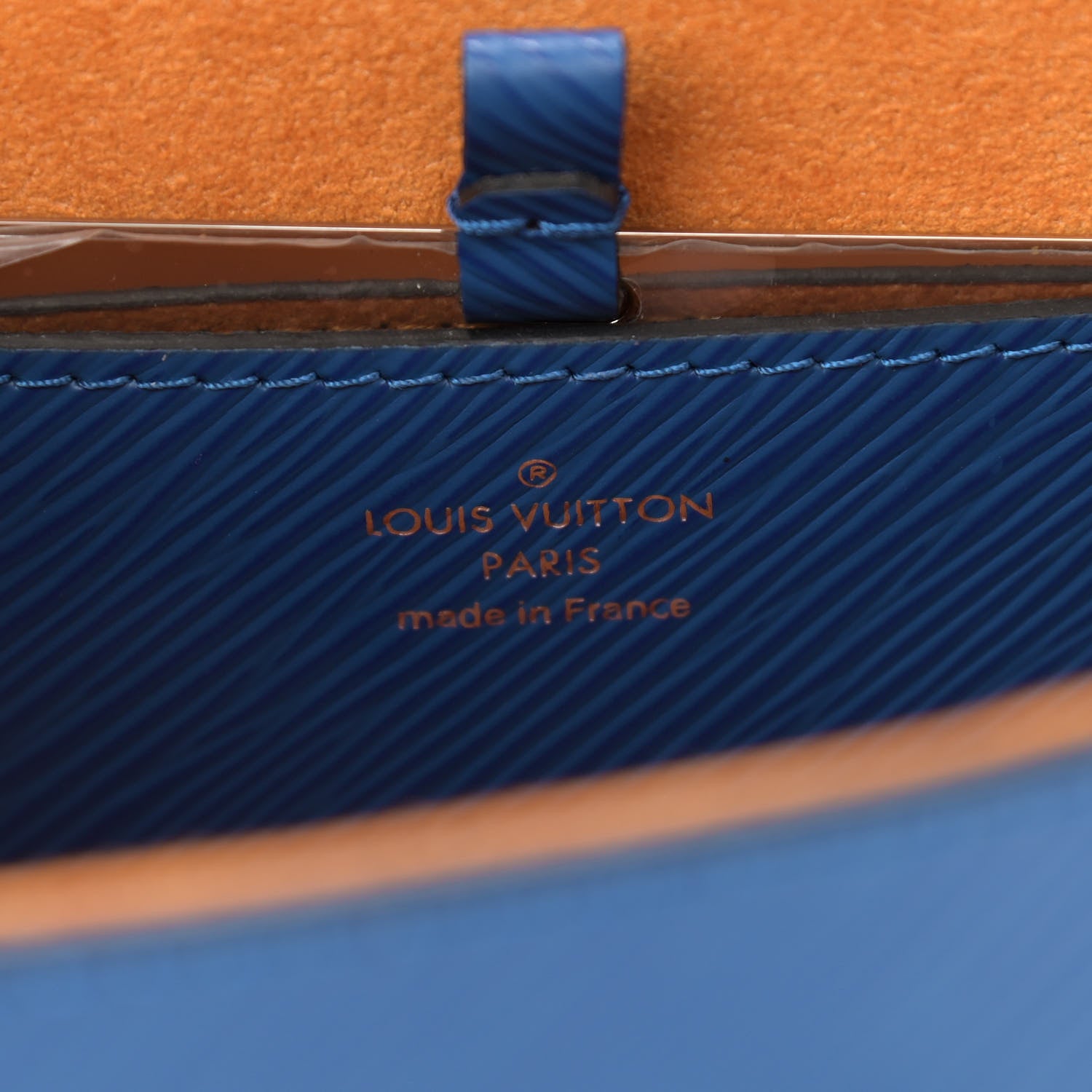 Louis Vuitton Epi Twist Braided Strap Shoulder Bag MM Bleu Roi 6 of 11