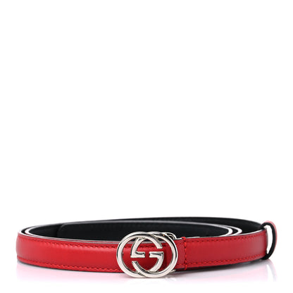 Gucci Moon Calfskin Nickel Interlocking G 20mm Belt 90 36 Tabasco 1 of 5