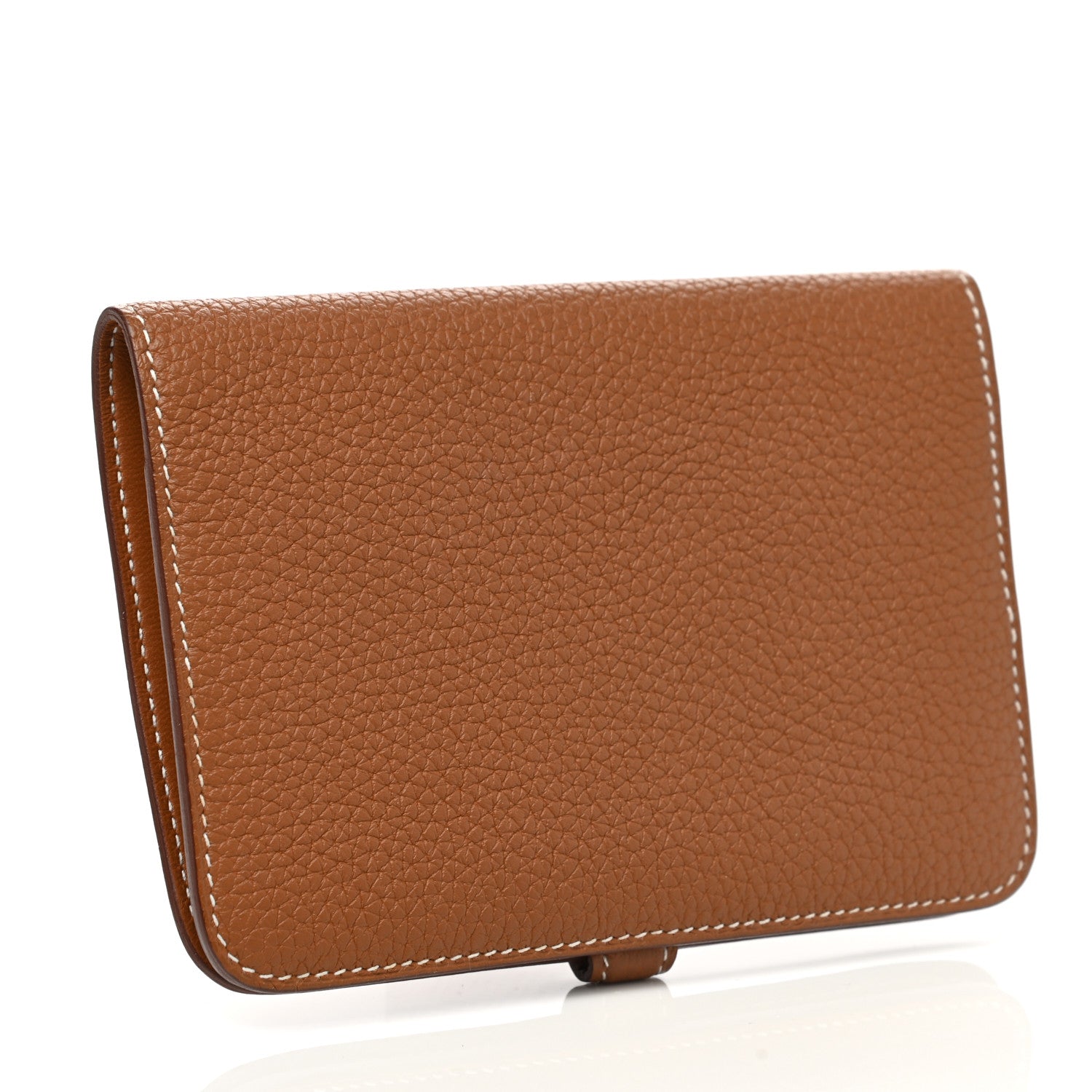 Hermes Togo Dogon Compact Wallet Gold 3 of 7
