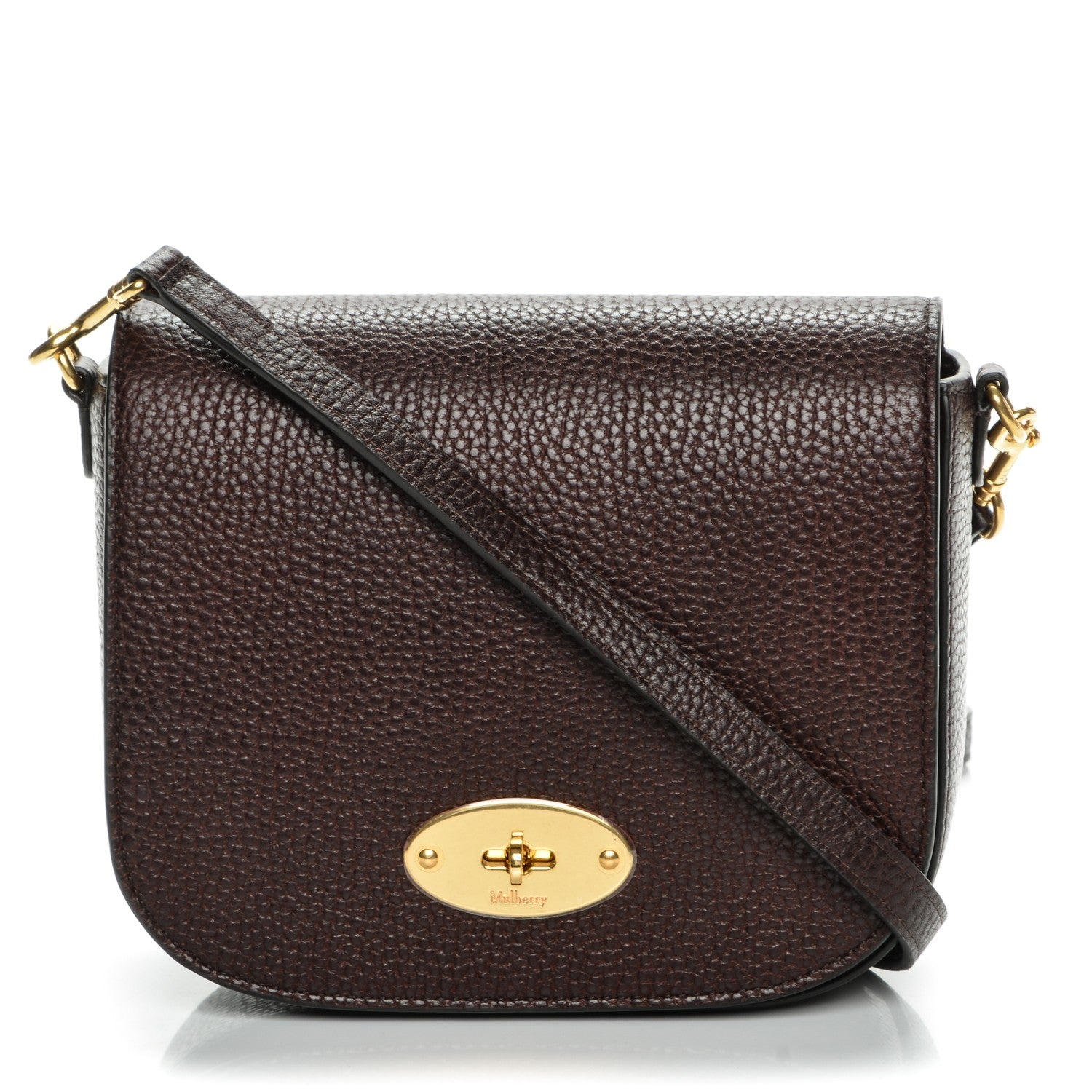 Mulberry Natural Grained Leather Small Darley Satchel Oxblood 1 of 7