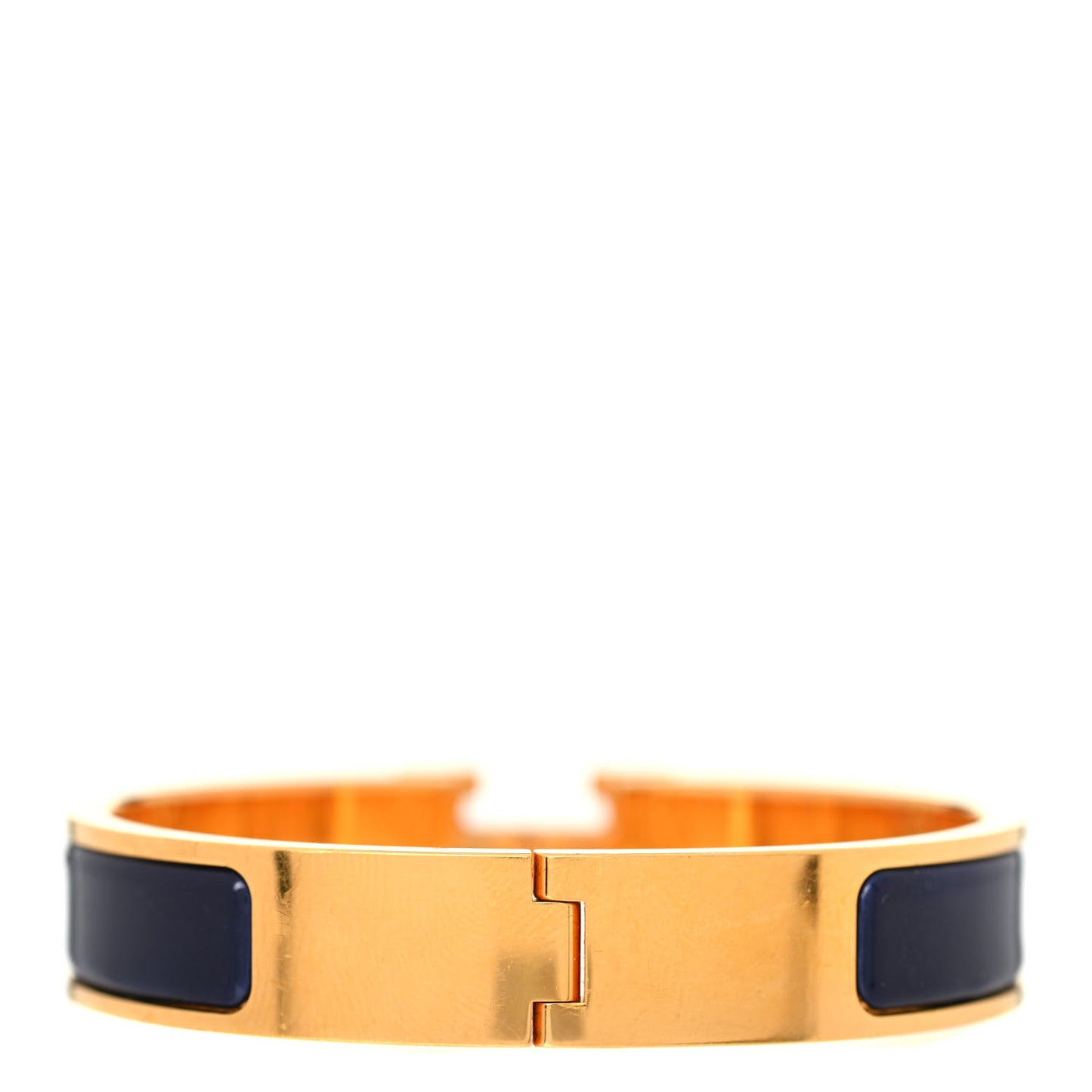 Narrow Enamel Clic Clac H Bracelet PM Indigo