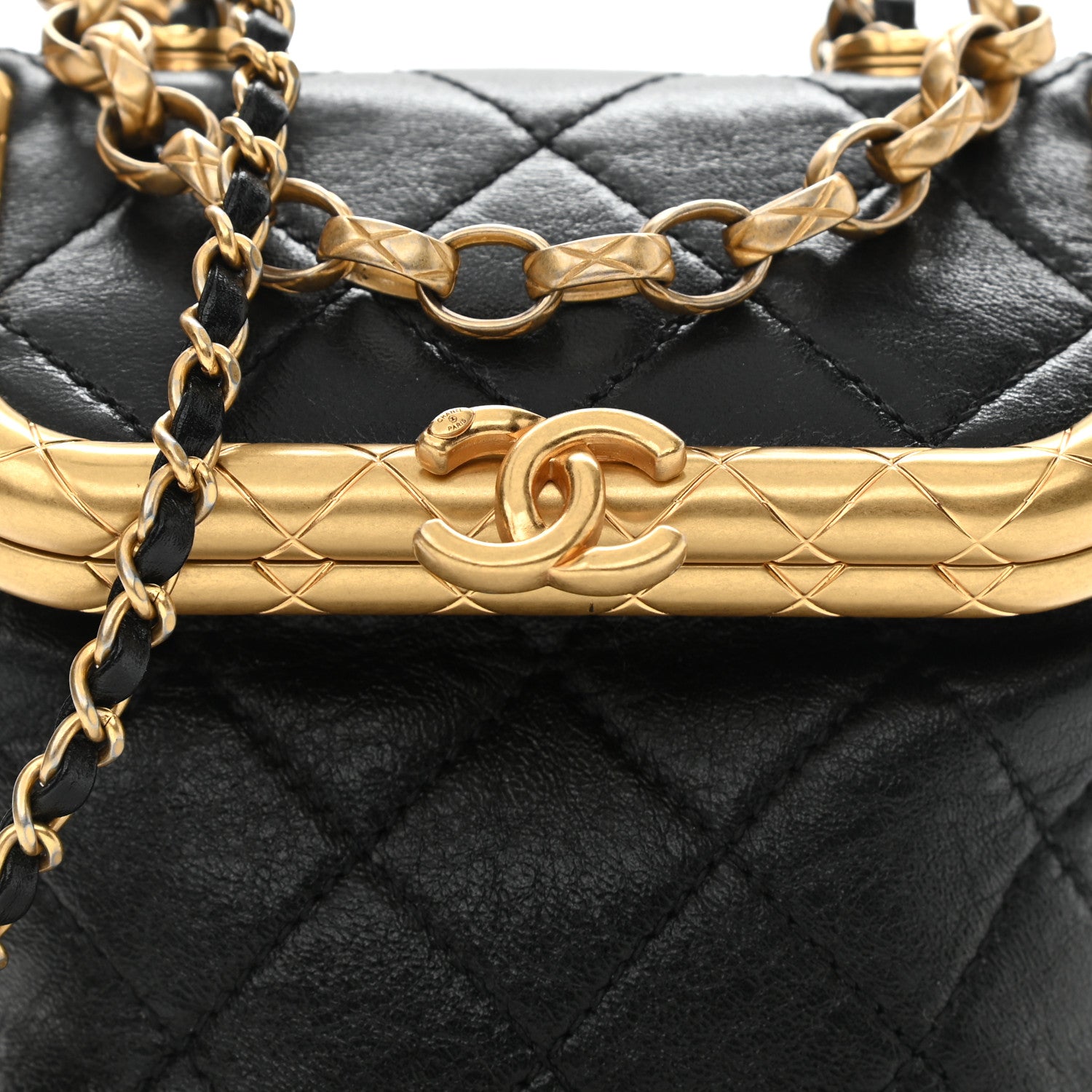 Chanel Lambskin Quilted Small My Crush Bag Black 8 of 11